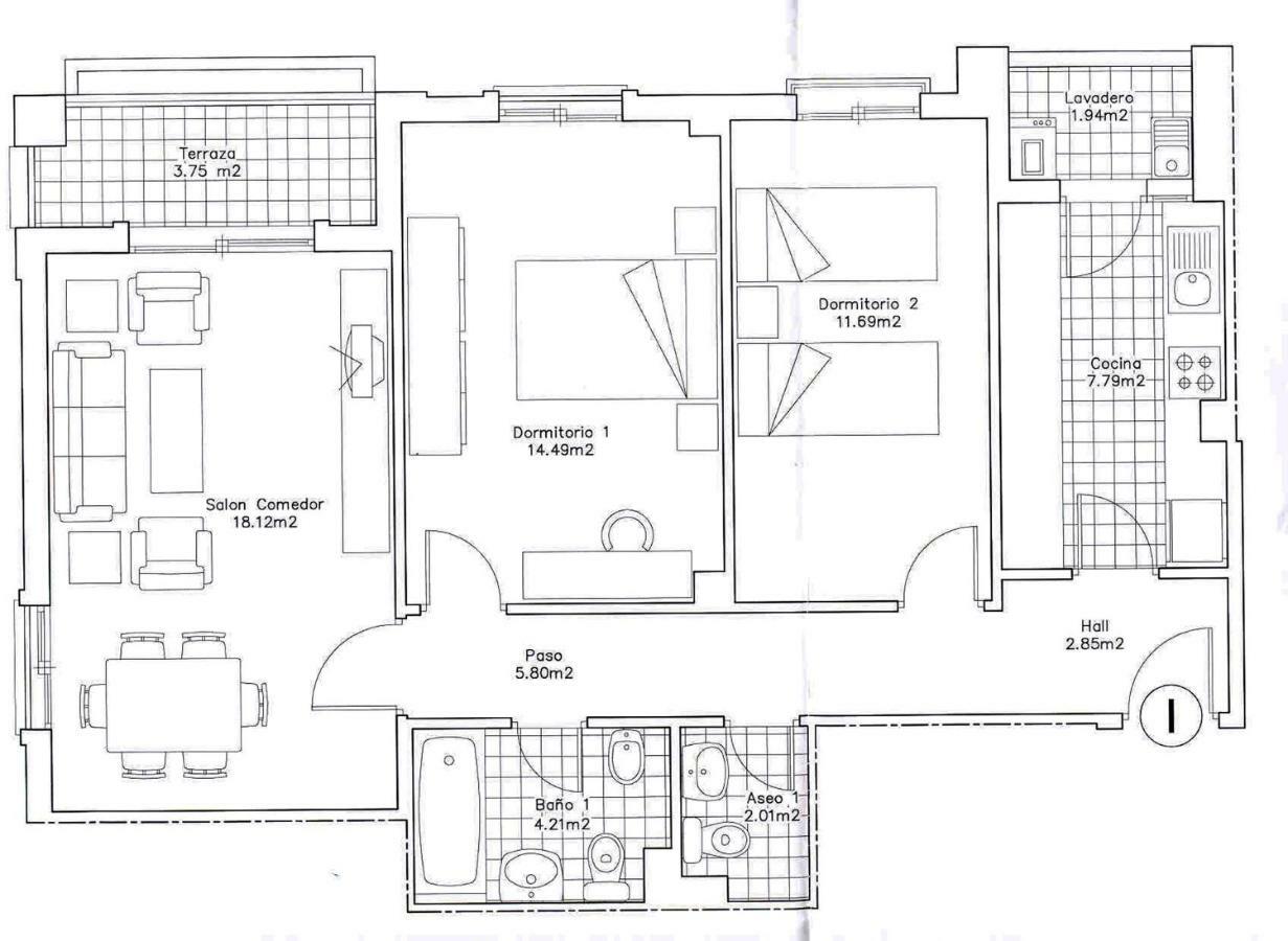 Apartamento 2 Dormitorios En La Mejor Zona De Roquetas Roquetas de Mar Kültér fotó